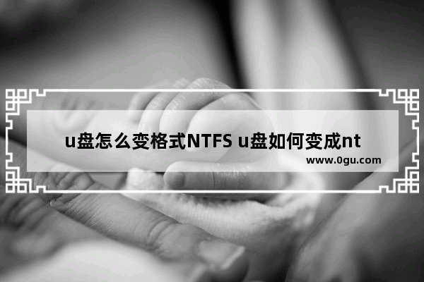 u盘怎么变格式NTFS u盘如何变成ntfs