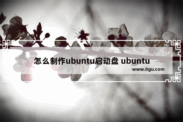 怎么制作ubuntu启动盘 ubuntu1804启动盘制作