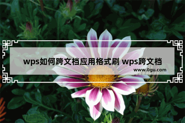 wps如何跨文档应用格式刷 wps跨文档应用格式刷的步骤【教程】