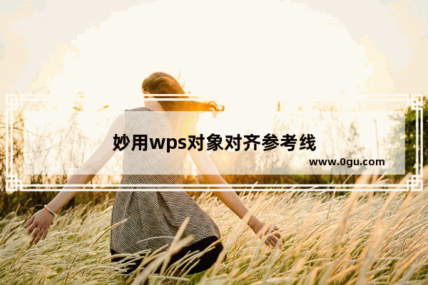 妙用wps对象对齐参考线