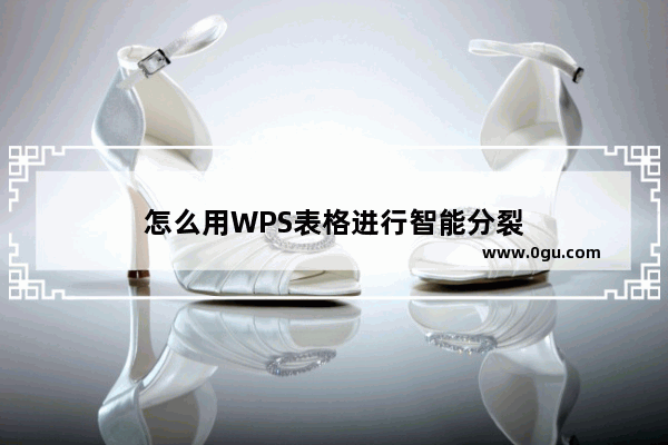 怎么用WPS表格进行智能分裂