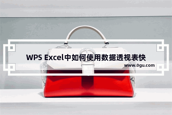 WPS Excel中如何使用数据透视表快速汇总 WPS Excel中使用数据透视表快速汇总的方法