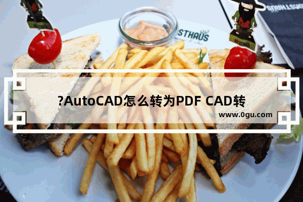 ?AutoCAD怎么转为PDF CAD转换为PDF格式的方法教程