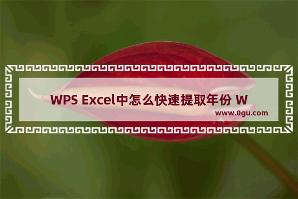 WPS Excel中怎么快速提取年份 WPS Excel中快速提取年份的方法