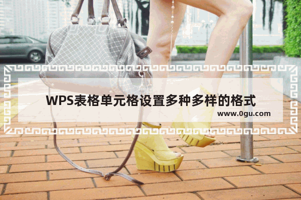 WPS表格单元格设置多种多样的格式