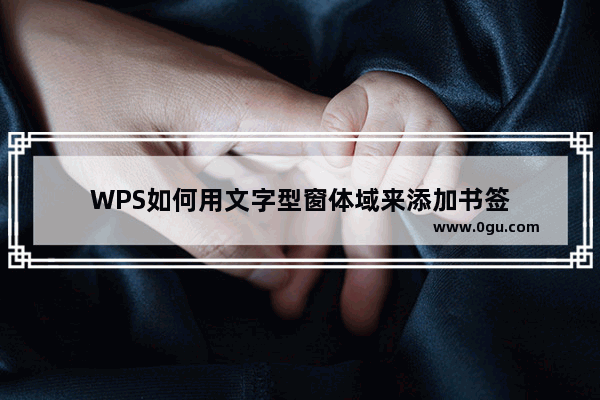 WPS如何用文字型窗体域来添加书签