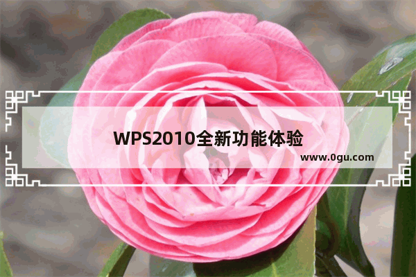 WPS2010全新功能体验