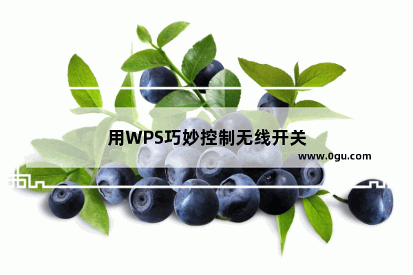 用WPS巧妙控制无线开关