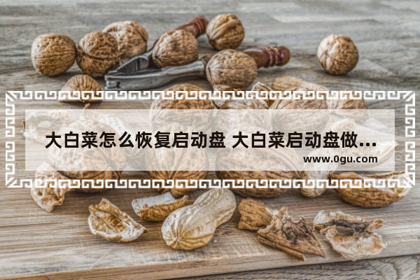 大白菜怎么恢复启动盘 大白菜启动盘做好了,怎么装系统