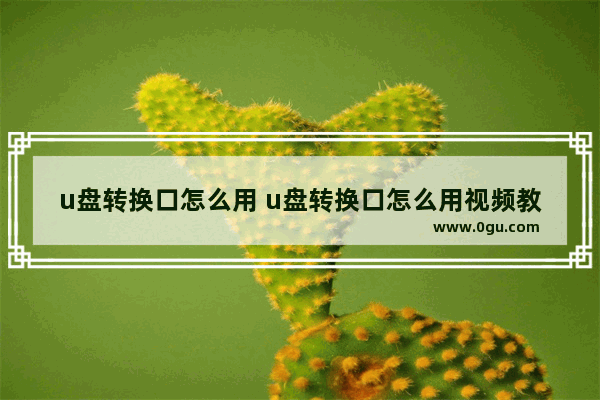 u盘转换口怎么用 u盘转换口怎么用视频教程