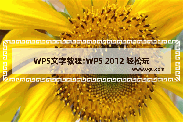 WPS文字教程:WPS 2012 轻松玩转多文档编辑