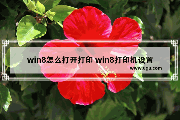 win8怎么打开打印 win8打印机设置在哪个地方可以找到