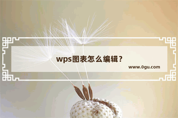 wps图表怎么编辑？