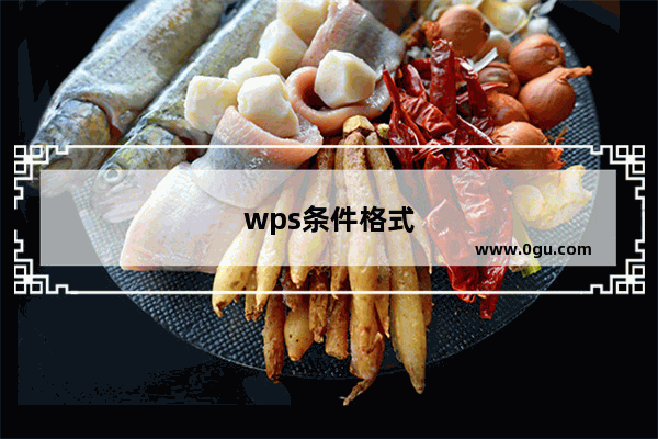 wps条件格式