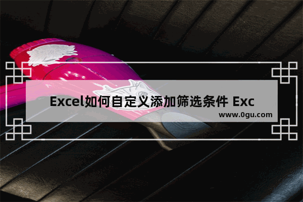 Excel如何自定义添加筛选条件 Excel自定义添加筛选条件的方法