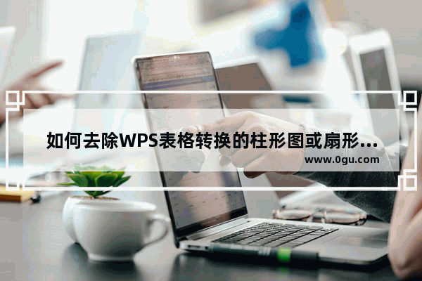 如何去除WPS表格转换的柱形图或扇形图外的黑色边框