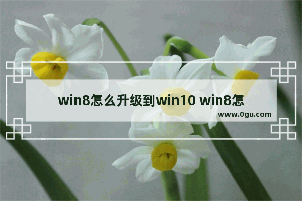 win8怎么升级到win10 win8怎么升级到win10 会清空磁盘