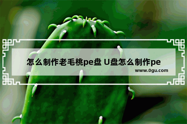 怎么制作老毛桃pe盘 U盘怎么制作pe