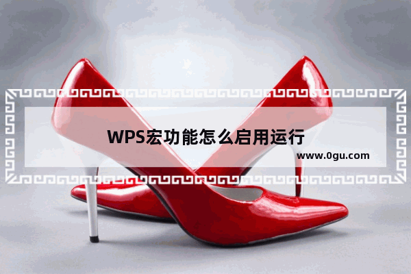 WPS宏功能怎么启用运行