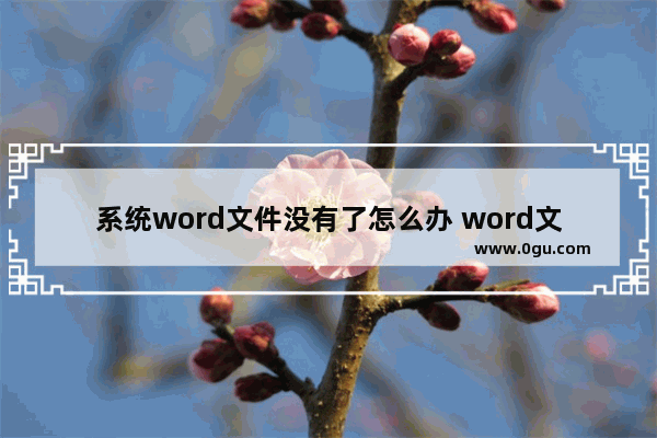 系统word文件没有了怎么办 word文件没有了是怎么回事