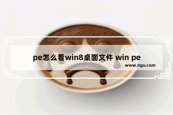 pe怎么看win8桌面文件 win pe 怎么查看电脑桌面文件