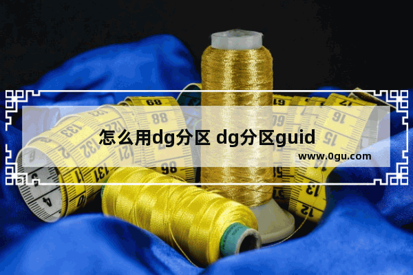 怎么用dg分区 dg分区guid