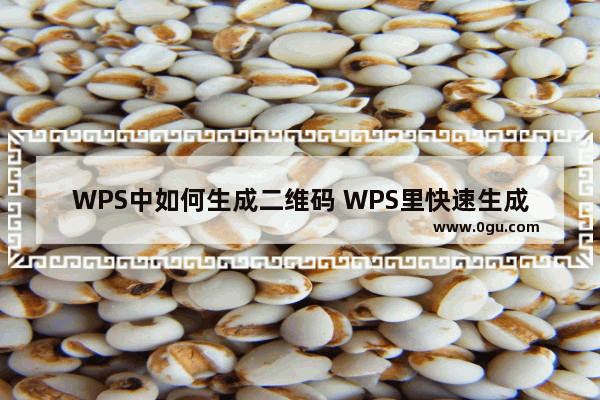 WPS中如何生成二维码 WPS里快速生成二维码教程