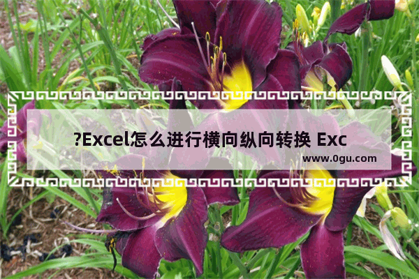 ?Excel怎么进行横向纵向转换 Excel表格中把数据横纵互换的方法教程