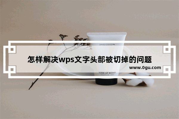 怎样解决wps文字头部被切掉的问题