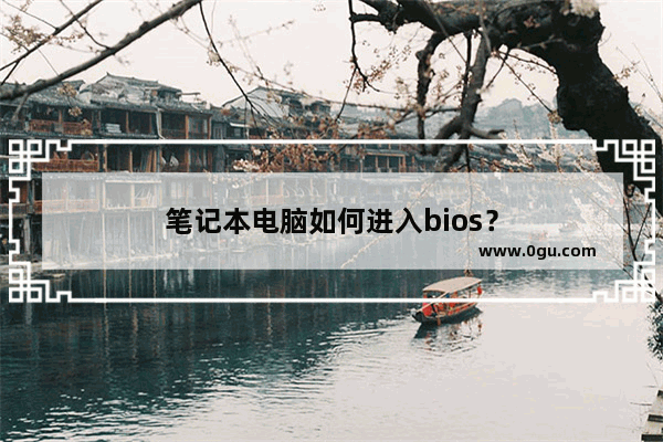 笔记本电脑如何进入bios？