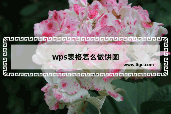 wps表格怎么做饼图