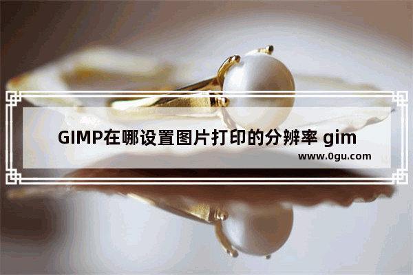 GIMP在哪设置图片打印的分辨率 gimp设置图片打印分辨率的方法