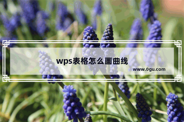 wps表格怎么画曲线