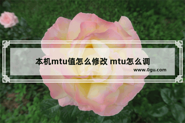 本机mtu值怎么修改 mtu怎么调