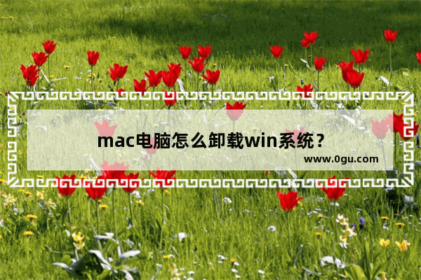 mac电脑怎么卸载win系统？