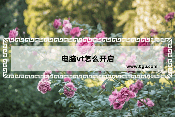 电脑vt怎么开启