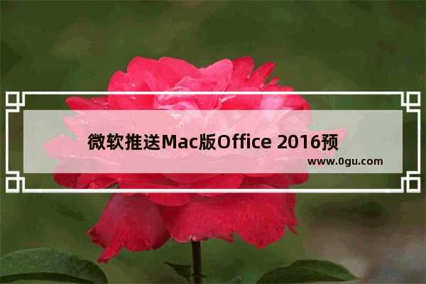 微软推送Mac版Office 2016预览更新：给PPT加上电影特效