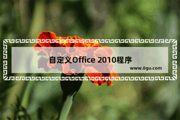 自定义Office 2010程序