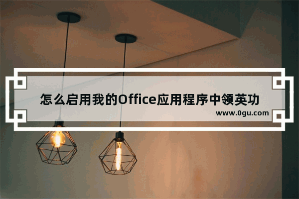 怎么启用我的Office应用程序中领英功能