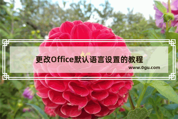 更改Office默认语言设置的教程