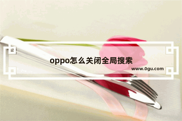 oppo怎么关闭全局搜索