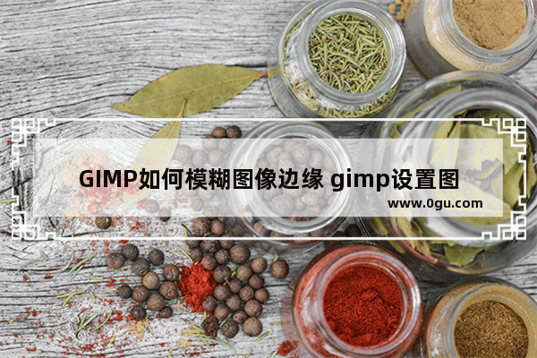 GIMP如何模糊图像边缘 gimp设置图片边缘模糊的方法