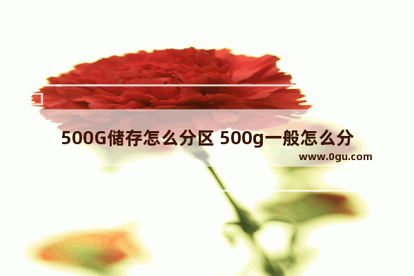 500G储存怎么分区 500g一般怎么分区