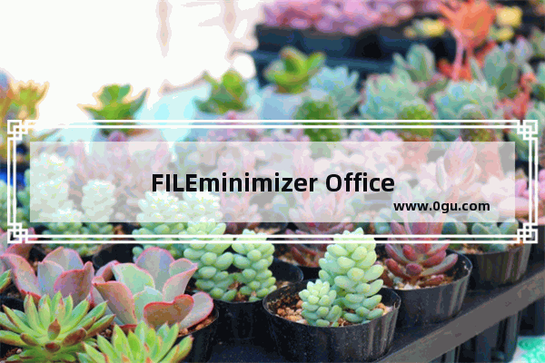 FILEminimizer Office压缩Office文档的基础操作