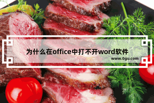 为什么在office中打不开word软件？从office里无法打开word解决方法