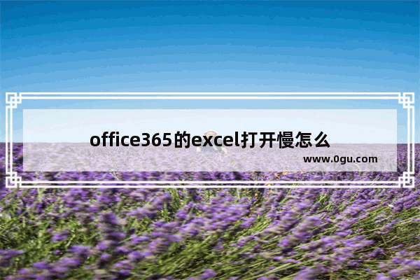 office365的excel打开慢怎么办？office365的excel运行很卡的解决方法