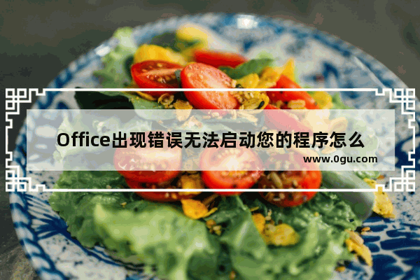 Office出现错误无法启动您的程序怎么解决？