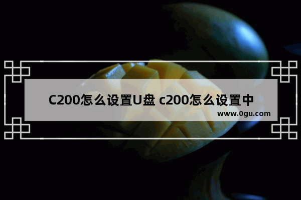 C200怎么设置U盘 c200怎么设置中文