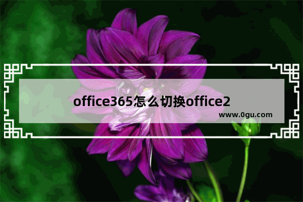 office365怎么切换office2016？office365切换office2016教程