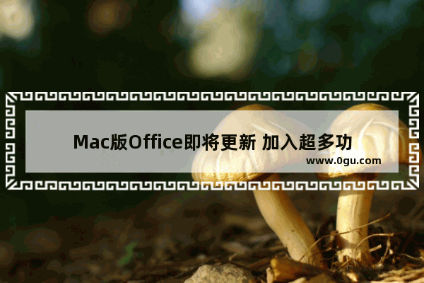 Mac版Office即将更新 加入超多功能修复bug